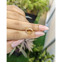 5.41 Ct. Hessonite Garnet from India Life Style