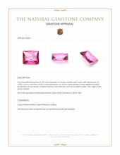 6.39 Ct. Topaz from Brazil Appraisal