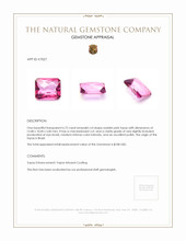 6.72 Ct. Topaz from Brazil Appraisal