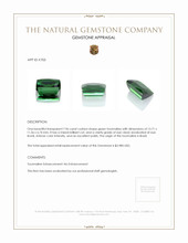 7.96 Ct. Tourmaline from Brazil Appraisal