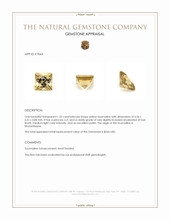 1.53 Ct. Tourmaline from Mozambique Appraisal