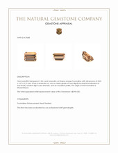 1.84 Ct. Tourmaline from Mozambique Appraisal