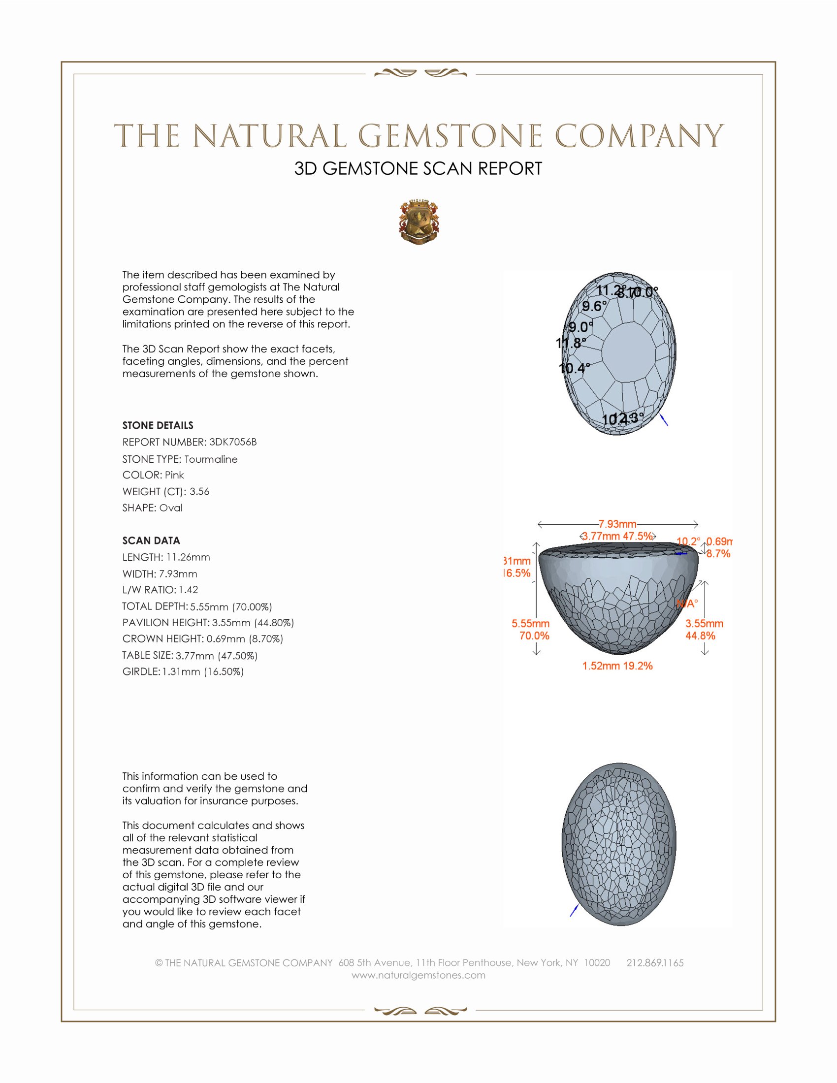 3.56 Ct. Cabochon Tourmaline from Mozambique