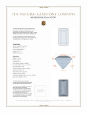1.17 Ct. Tourmaline from Mozambique 3 D Scan Report