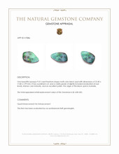 9.52 Ct. Multi Color Black Opal from Australia Appraisal