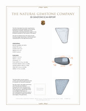 6.07 Ct. Boulder Opal from Australia 3 D Scan Report