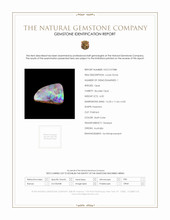 6.00 Ct. Multi Color Boulder Opal (Ironstone Opal) from Australia Scan Report
