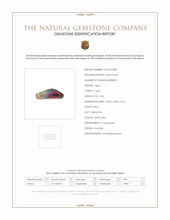 5.50 Ct. Cabochon Boulder Opal from Australia Scan Report