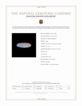 6.76 Ct. Multi Color Boulder Opal (Ironstone Opal) from Australia Scan Report