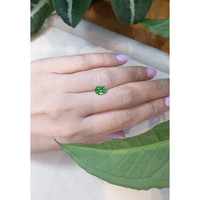 1.46 Ct. Tsavorite Garnet from Tanzania Life Style