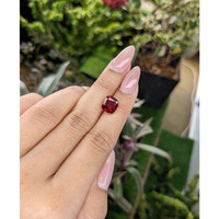 3.56 Ct. Rhodolite Garnet from Burma (Myanmar) Life Style