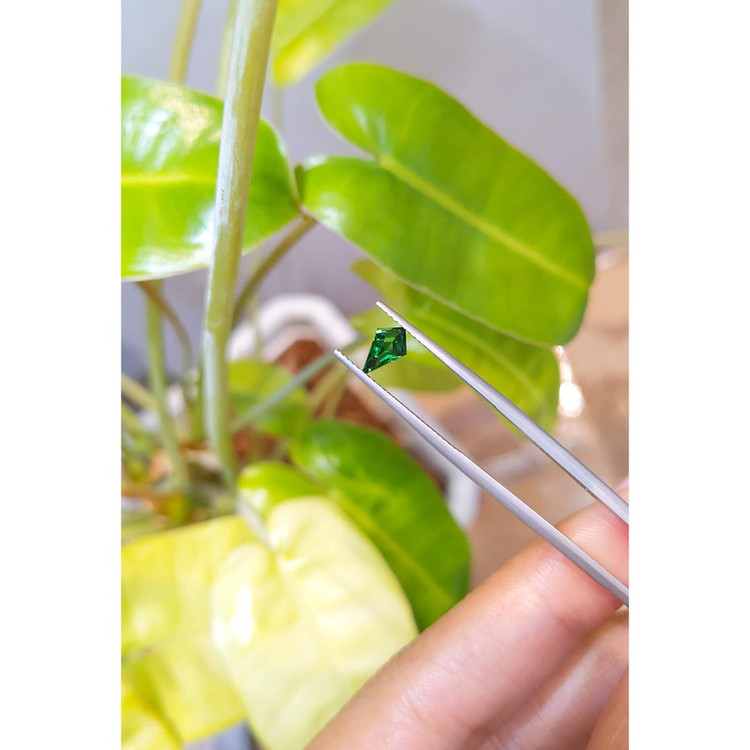 0.64 Ct. Tsavorite Garnet from Tanzania