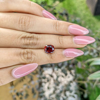 3.11 Ct. Rhodolite Garnet from Burma (Myanmar) Life Style