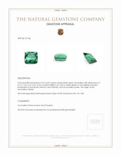 2.25 Ct. Tourmaline from Brazil Appraisal