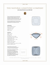 2.25 Ct. Tourmaline from Brazil 3 D Scan Report