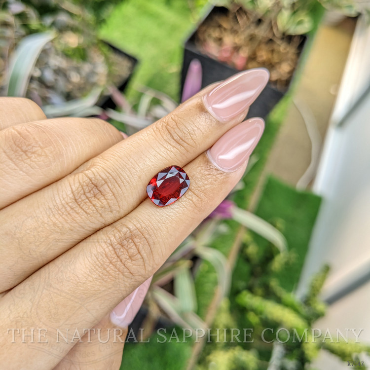 4.45 Ct. Rhodolite Garnet from Burma (Myanmar)