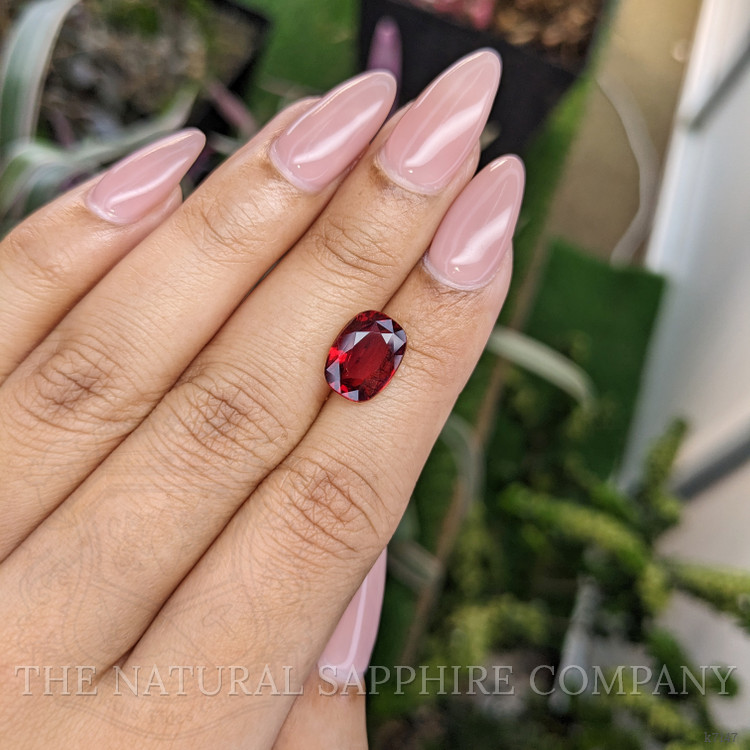 4.45 Ct. Rhodolite Garnet from Burma (Myanmar)