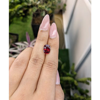 3.51 Ct. Rhodolite Garnet from Burma (Myanmar) Life Style