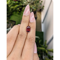 3.04 Ct. Rhodolite Garnet from Burma (Myanmar) Life Style