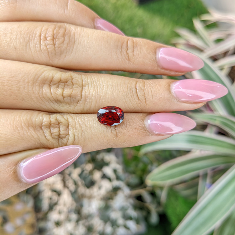 3.01 Ct. Rhodolite Garnet from Mozambique