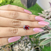 4.01 Ct. Rhodolite Garnet from Mozambique Life Style