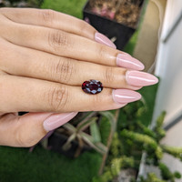6.21 Ct. Rhodolite Garnet from Tanzania Life Style