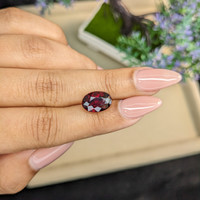 6.21 Ct. Rhodolite Garnet from Tanzania Life Style