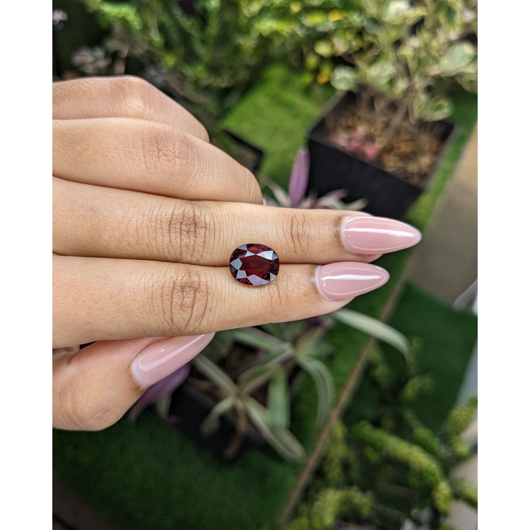 5.22 Ct. Rhodolite Garnet from Tanzania
