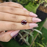 5.16 Ct. Rhodolite Garnet from Tanzania Life Style