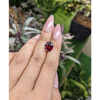 5.16 Ct. Rhodolite Garnet from Tanzania Life Style