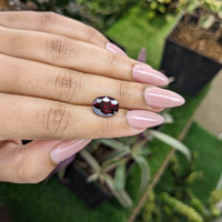4.98 Ct. Rhodolite Garnet from Tanzania Life Style