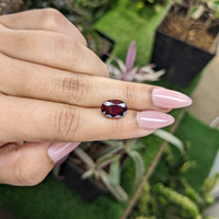 5.14 Ct. Rhodolite Garnet from Tanzania Life Style