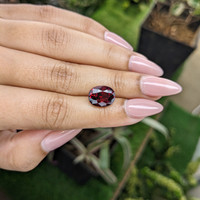 5.63 Ct. Rhodolite Garnet from Tanzania Life Style