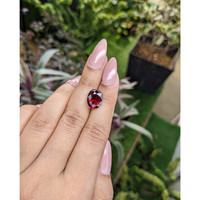 5.63 Ct. Rhodolite Garnet from Tanzania Life Style