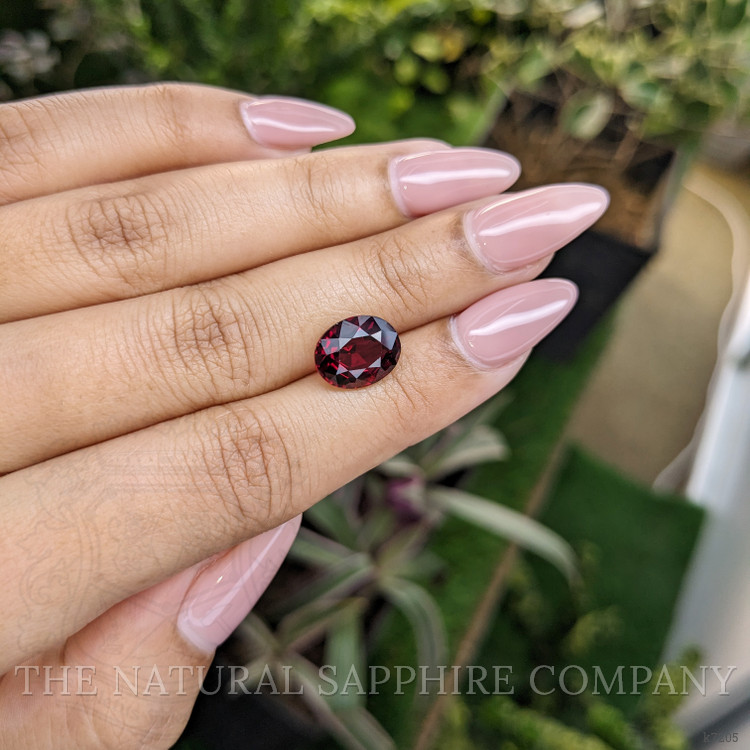 4.83 Ct. Rhodolite Garnet from Ceylon (Sri Lanka)