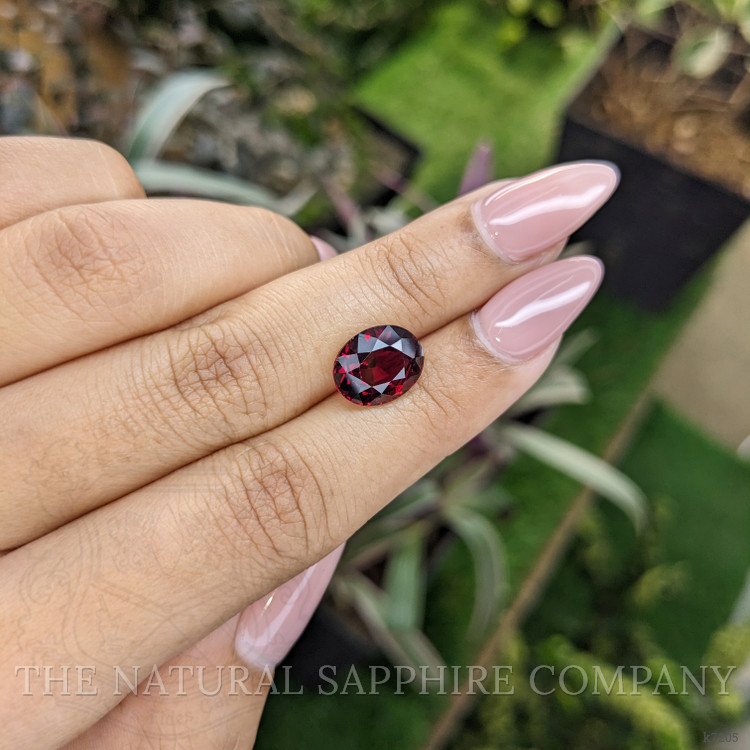 4.83 Ct. Rhodolite Garnet from Ceylon (Sri Lanka)
