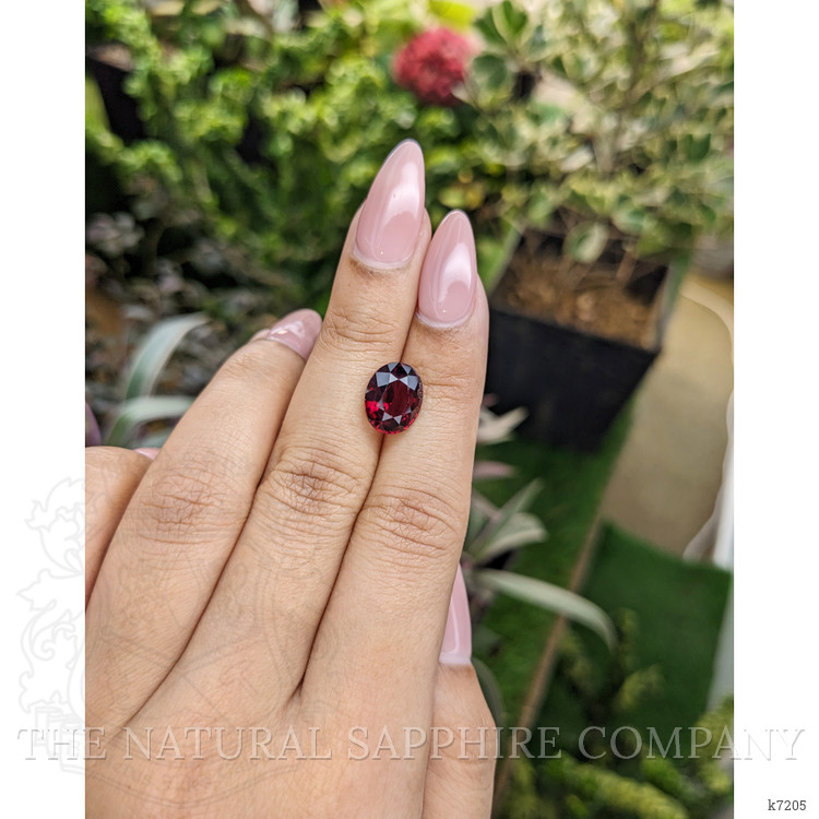 4.83 Ct. Rhodolite Garnet from Ceylon (Sri Lanka)