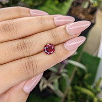 3.28 Ct. Rhodolite Garnet from Madagascar Life Style