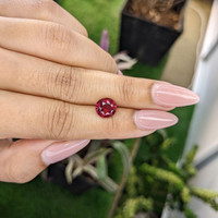 3.28 Ct. Rhodolite Garnet from Madagascar Life Style