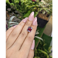 5.43 Ct. Rhodolite Garnet from Tanzania Life Style
