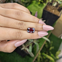 5.09 Ct. Rhodolite Garnet from Zimbabwe Life Style