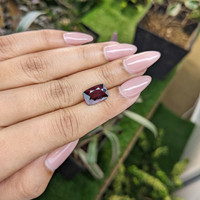 5.09 Ct. Rhodolite Garnet from Zimbabwe Life Style