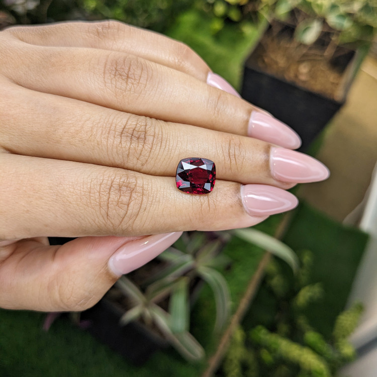 5.07 Ct. Rhodolite Garnet from Zimbabwe