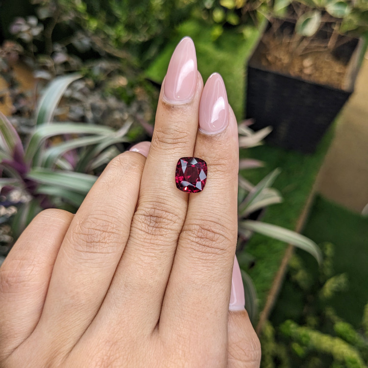 5.07 Ct. Rhodolite Garnet from Zimbabwe