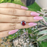 5.21 Ct. Rhodolite Garnet from Zimbabwe Life Style