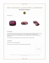81.52 Ct. Garnet from Madagascar Appraisal