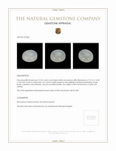 12.03 Ct. Cabochon Moonstone from Ceylon (Sri Lanka) Appraisal