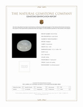 12.03 Ct. Cabochon Moonstone from Ceylon (Sri Lanka) Scan Report