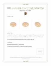 9.49 Ct. Cabochon Moonstone from Ceylon (Sri Lanka) Appraisal