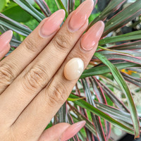 9.49 Ct. Cabochon Moonstone from Ceylon (Sri Lanka) Life Style